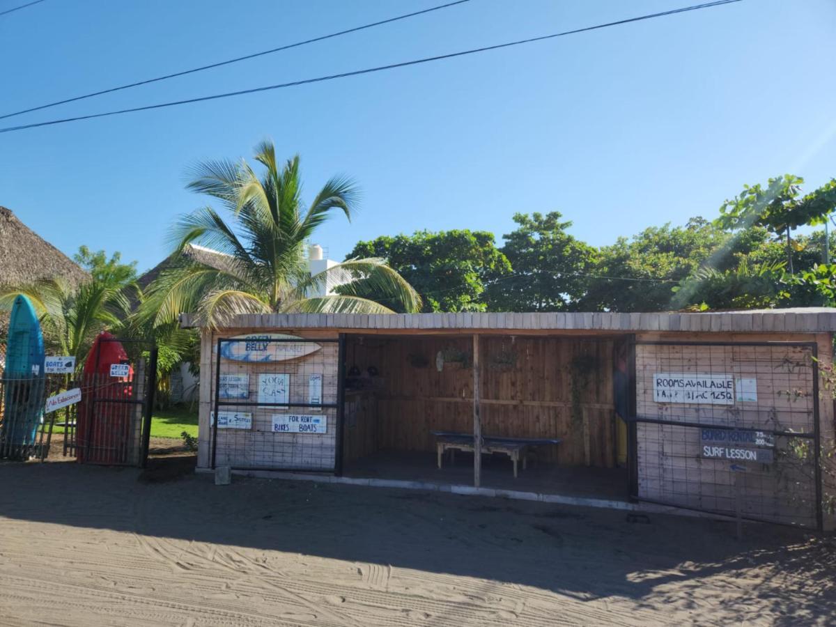 Green Belly Surf Hostel El Paredón Buena Vista Kültér fotó